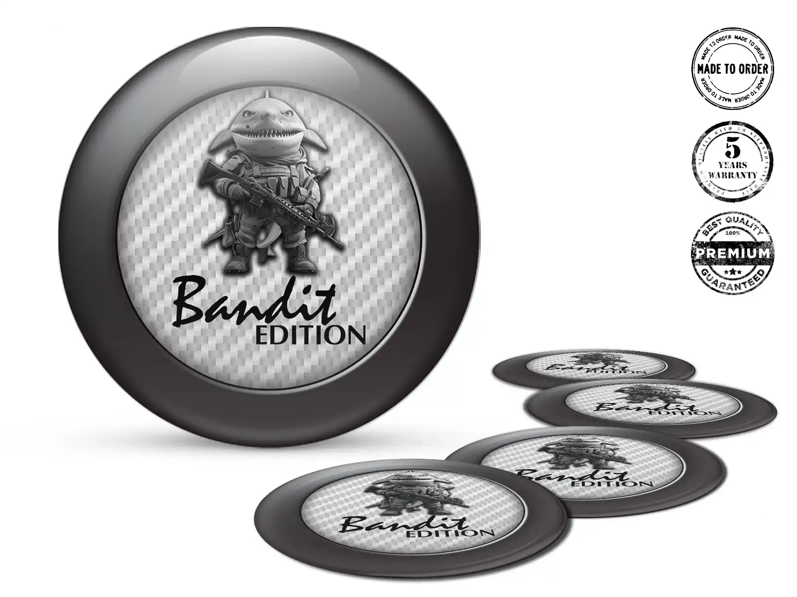 Gewölbtes Sticker Logo Kinetic Force Drive